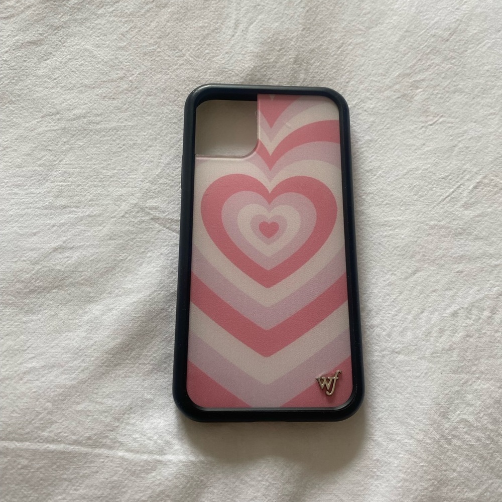 Wildflower heart phone case